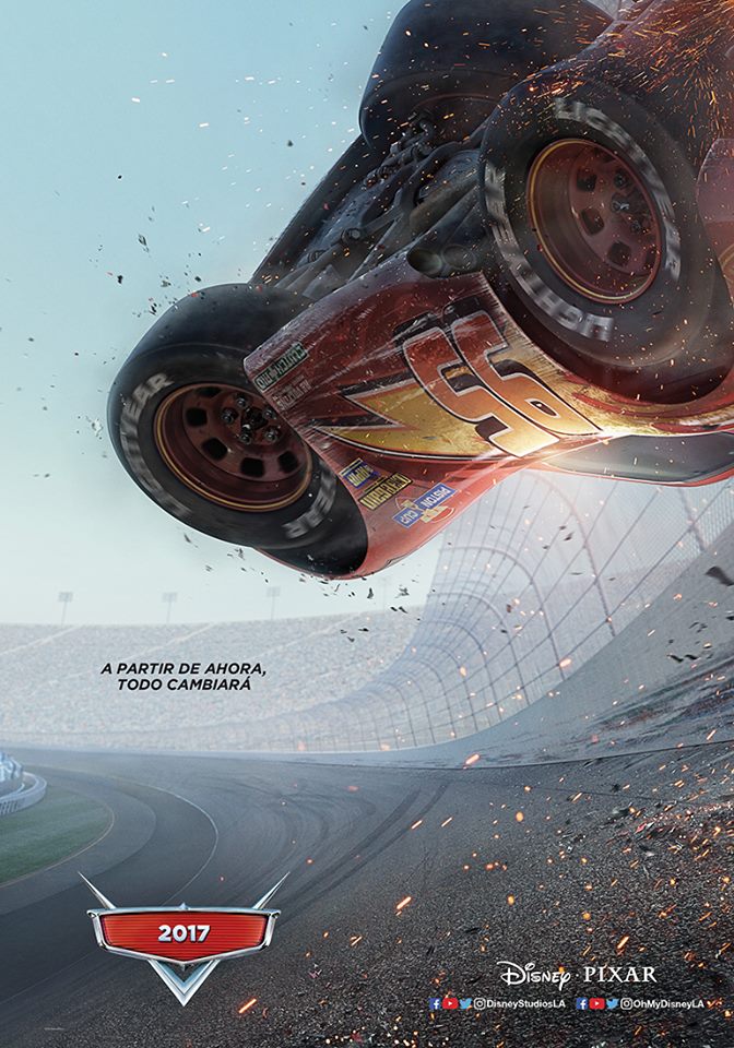 En este momento estás viendo Nuevo poster de “Cars 3”