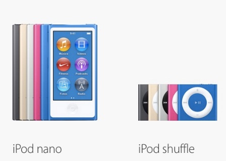 En este momento estás viendo Apple descontinua el  iPod nano y el iPod shuffle