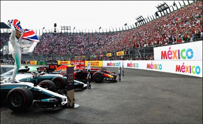 En este momento estás viendo Hamilton se coronó en el GP de México
