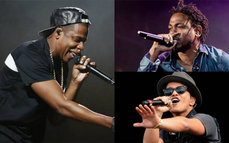 En este momento estás viendo Jay Z, Kendrick Lamar y Bruno Mars lideran la lista de nominados de los Grammy