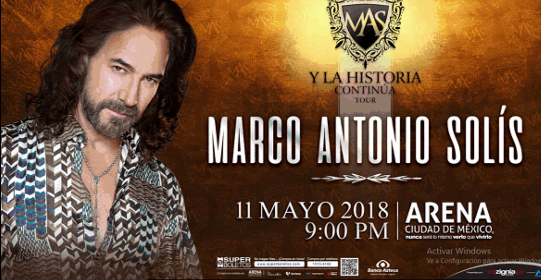 En este momento estás viendo Marco Antonio Solis llega con su gira “Y LA HISTORIA CONTINÚA TOUR”