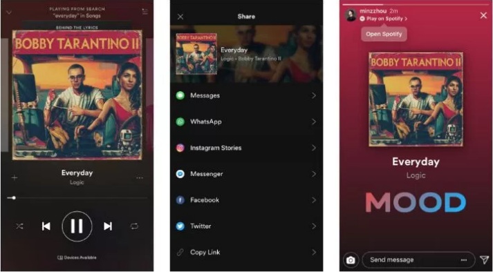 En este momento estás viendo Spotify permite compartir canciones en Instagram Stories