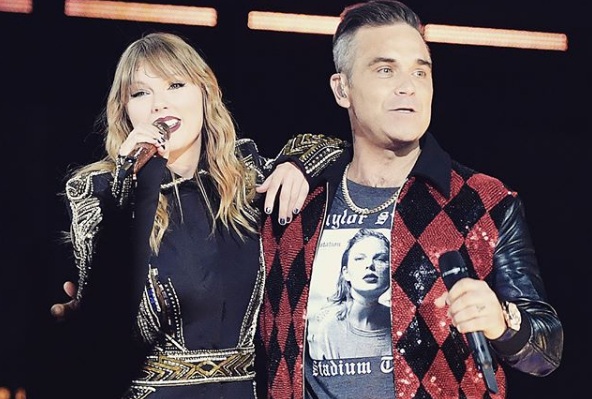 En este momento estás viendo Taylor Swift y Robbie Williams compartieron escenario en Londres