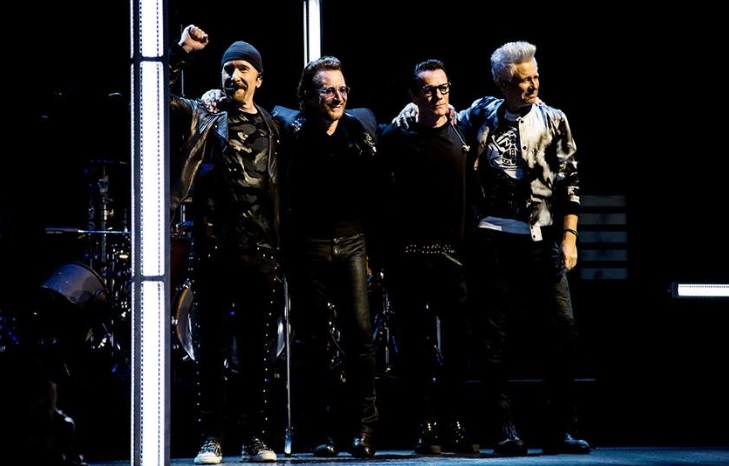 En este momento estás viendo U2 lidera la lista de los músicos mejor pagados en 2018